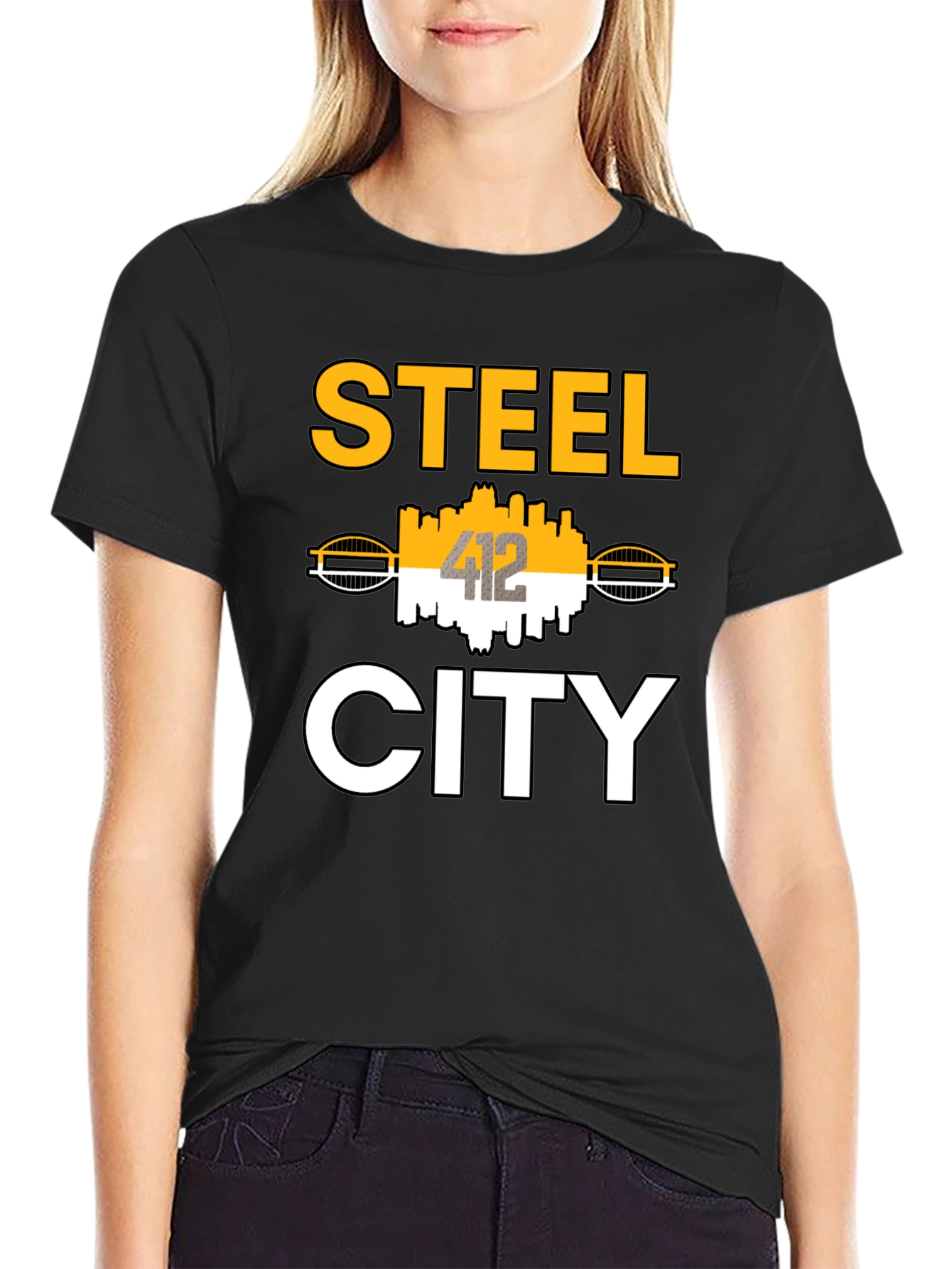 Steel City Graphic Tee - Black