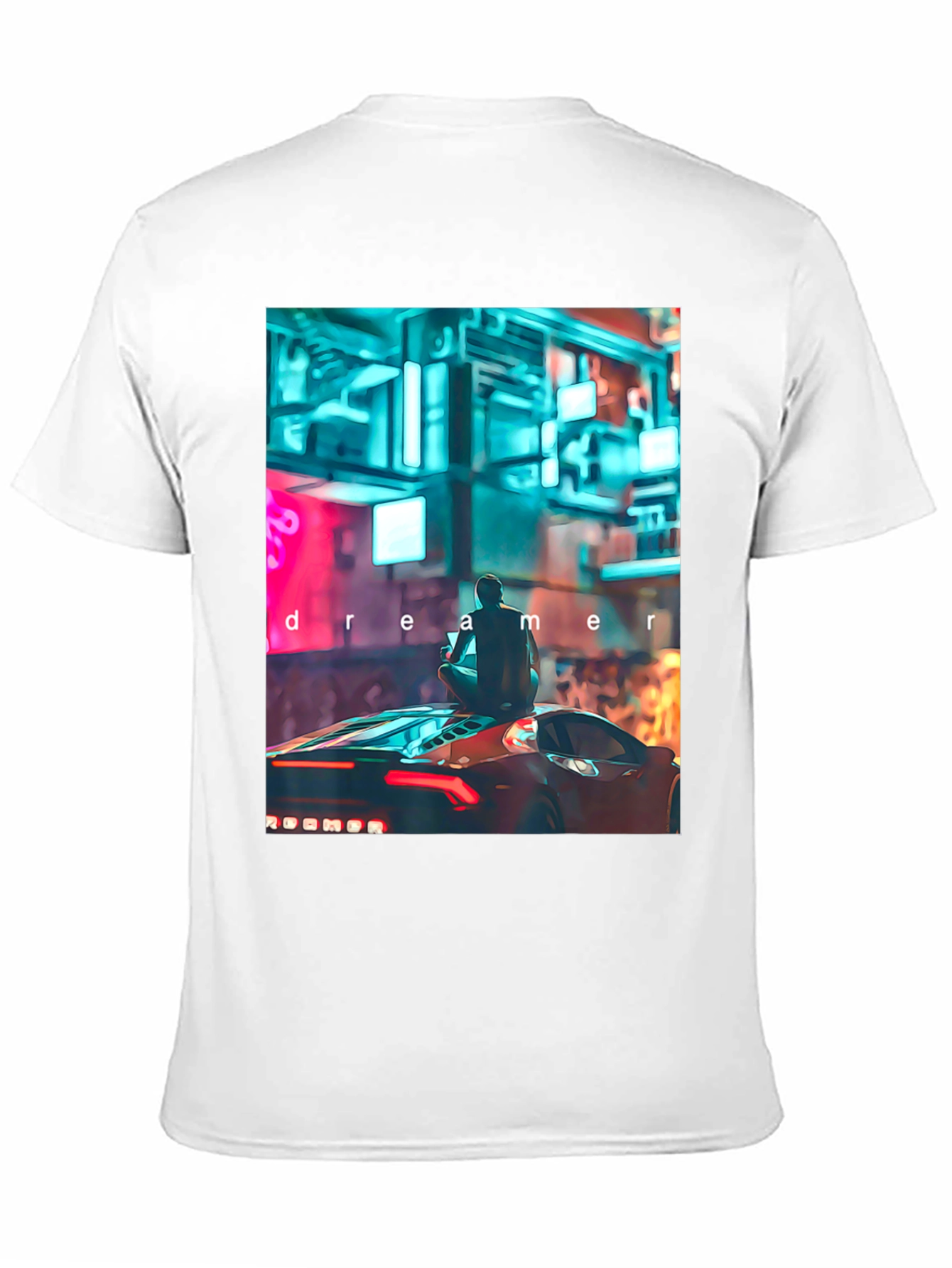 Dreamer Graphic Tee - Cyberpunk Car Design