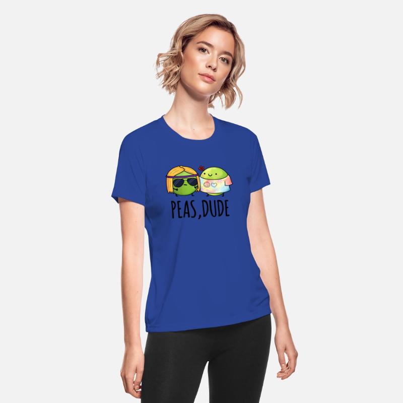 Peas Dude Funny Hippie Pea Pun