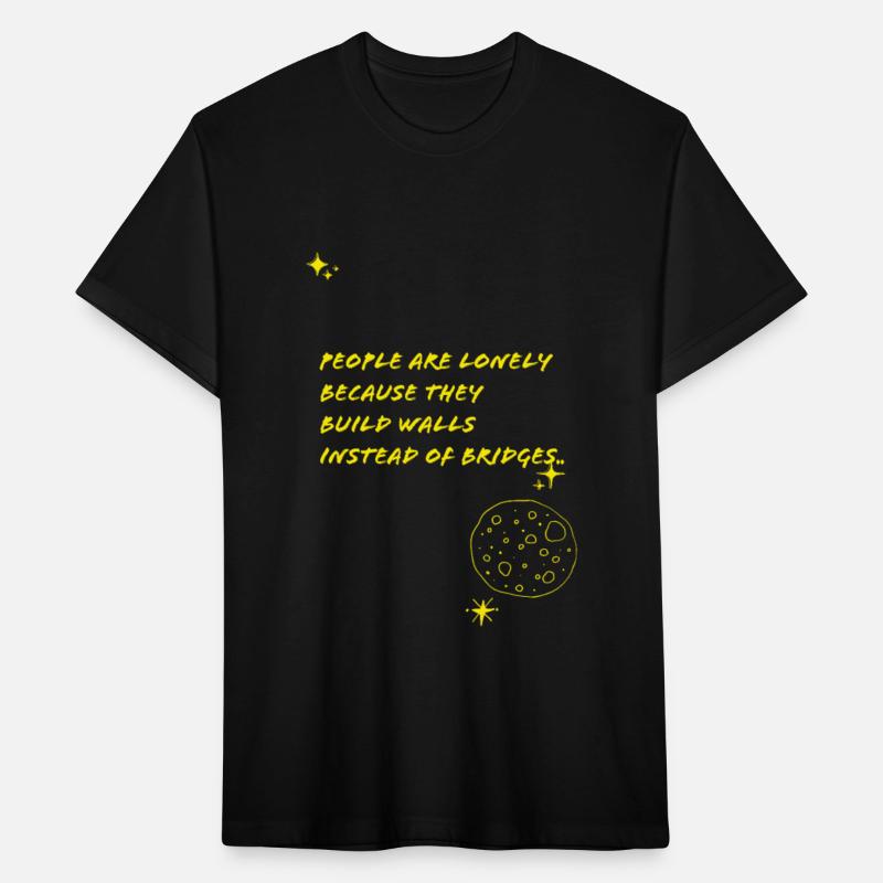 People are lonely because they build walls instead