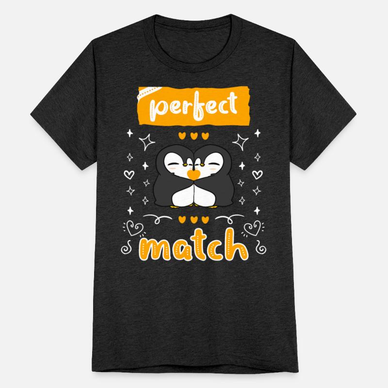 Perfect Match! Penguin love Valentine's Day