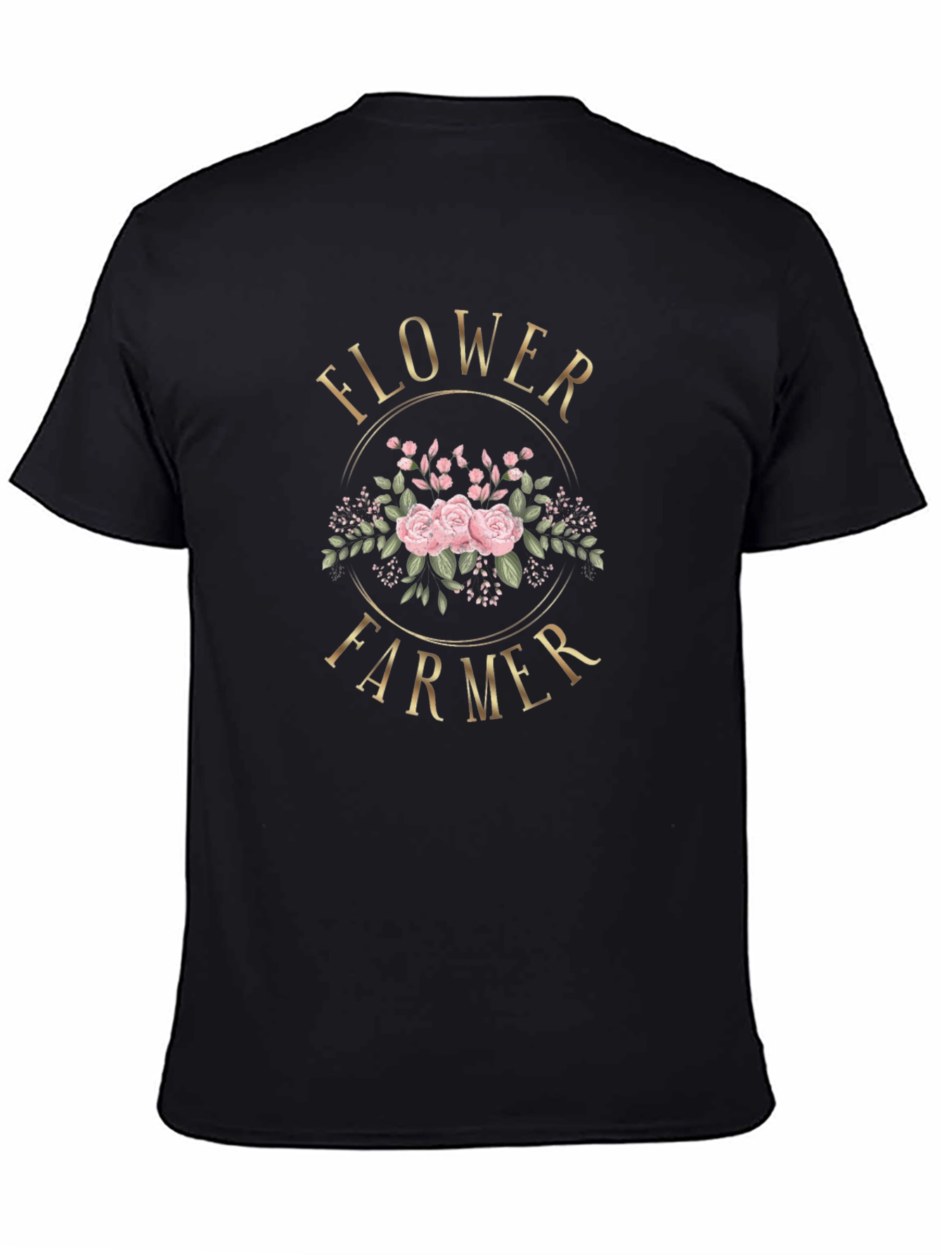 Flower Farmer Graphic T-Shirt - Floral Design
