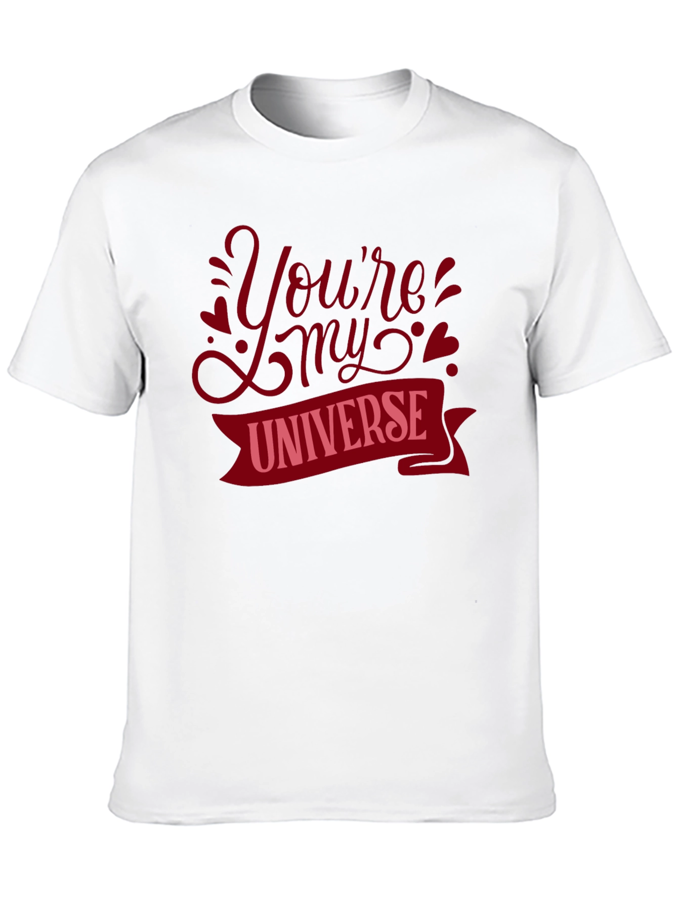 Youre My Universe Graphic Tee - Romantic Black T-Shirt