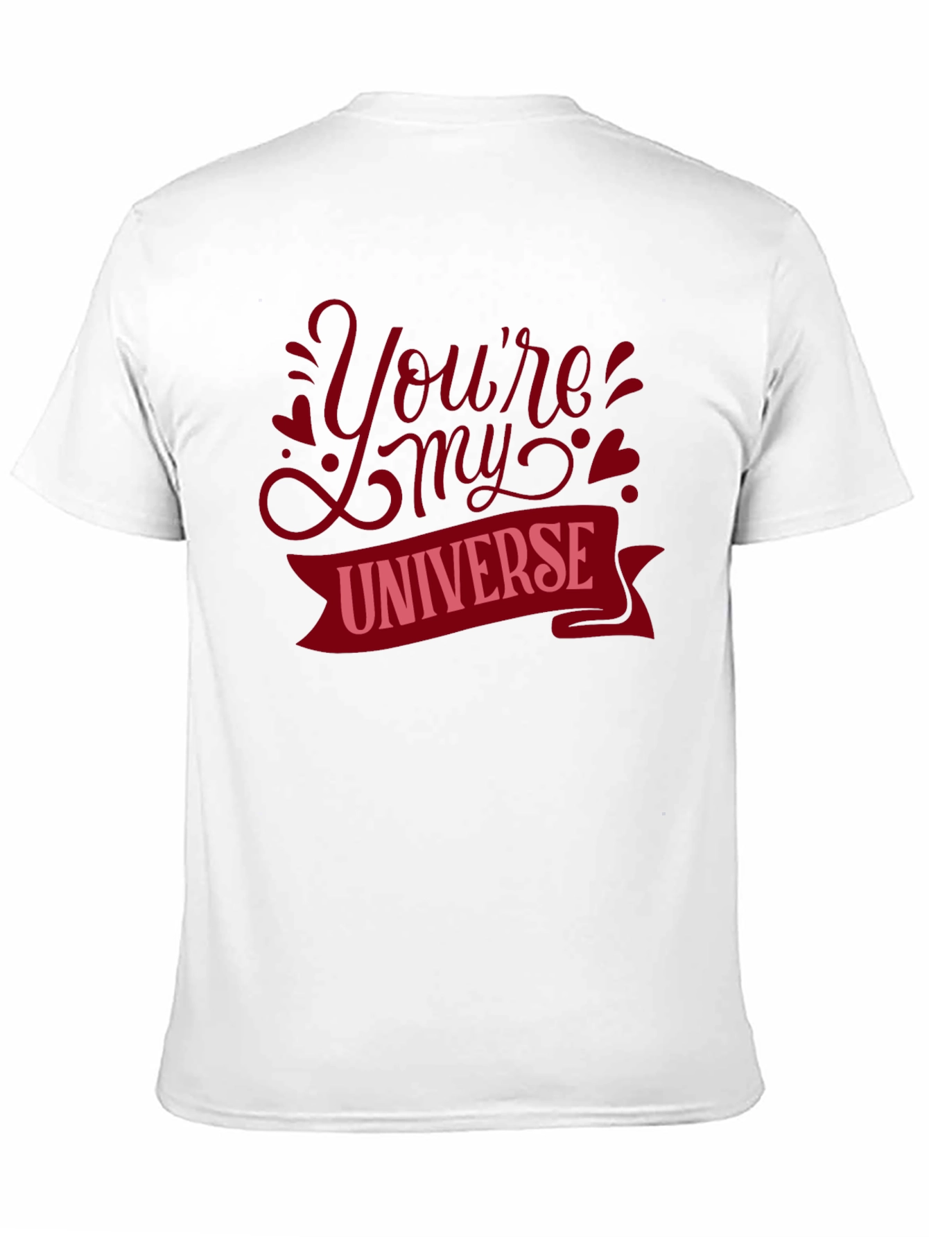 Youre My Universe Graphic Tee - Romantic Black T-Shirt