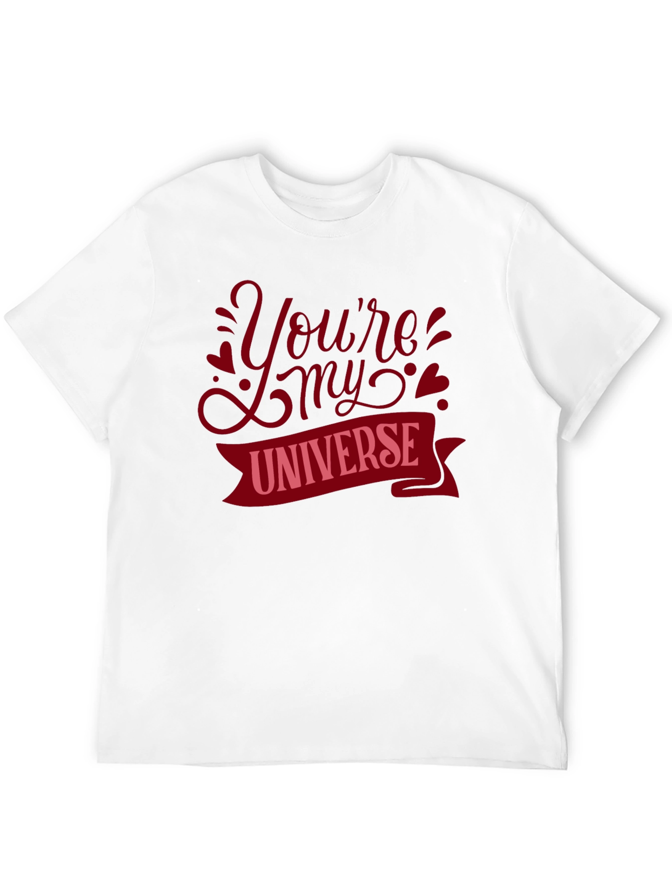 Youre My Universe Graphic Tee - Romantic Black T-Shirt