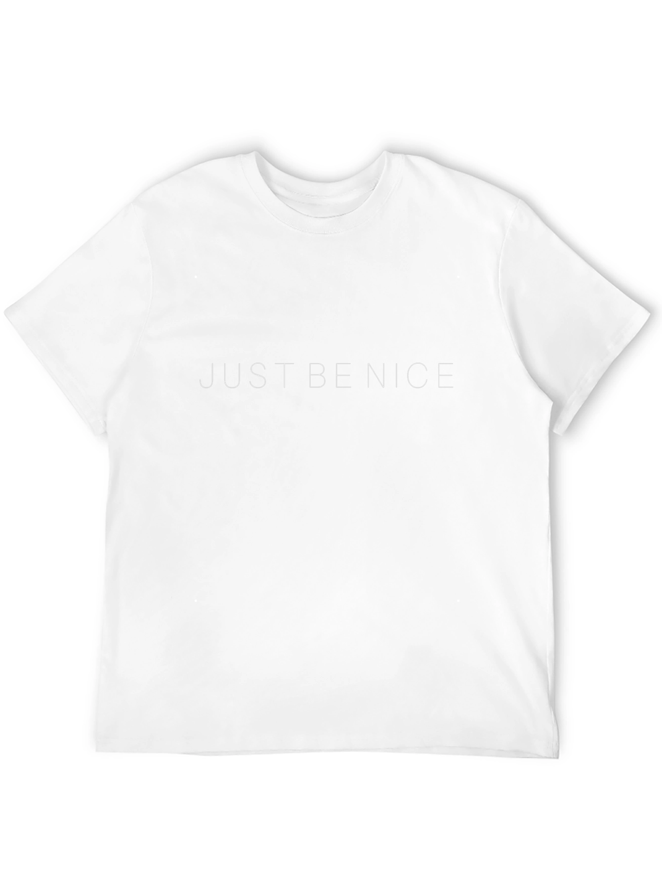 Just Be Nice Black T-Shirt - Casual Style