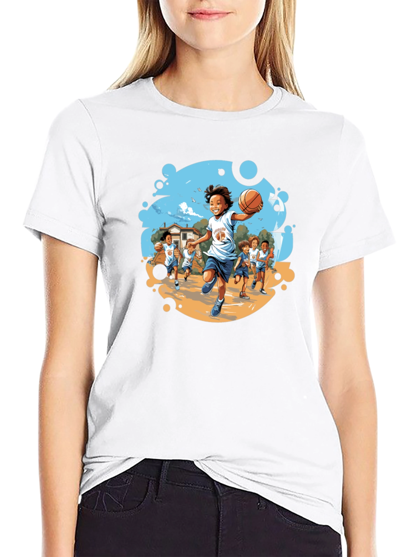 Basketball Kids T-Shirt - Team Graphic Tee