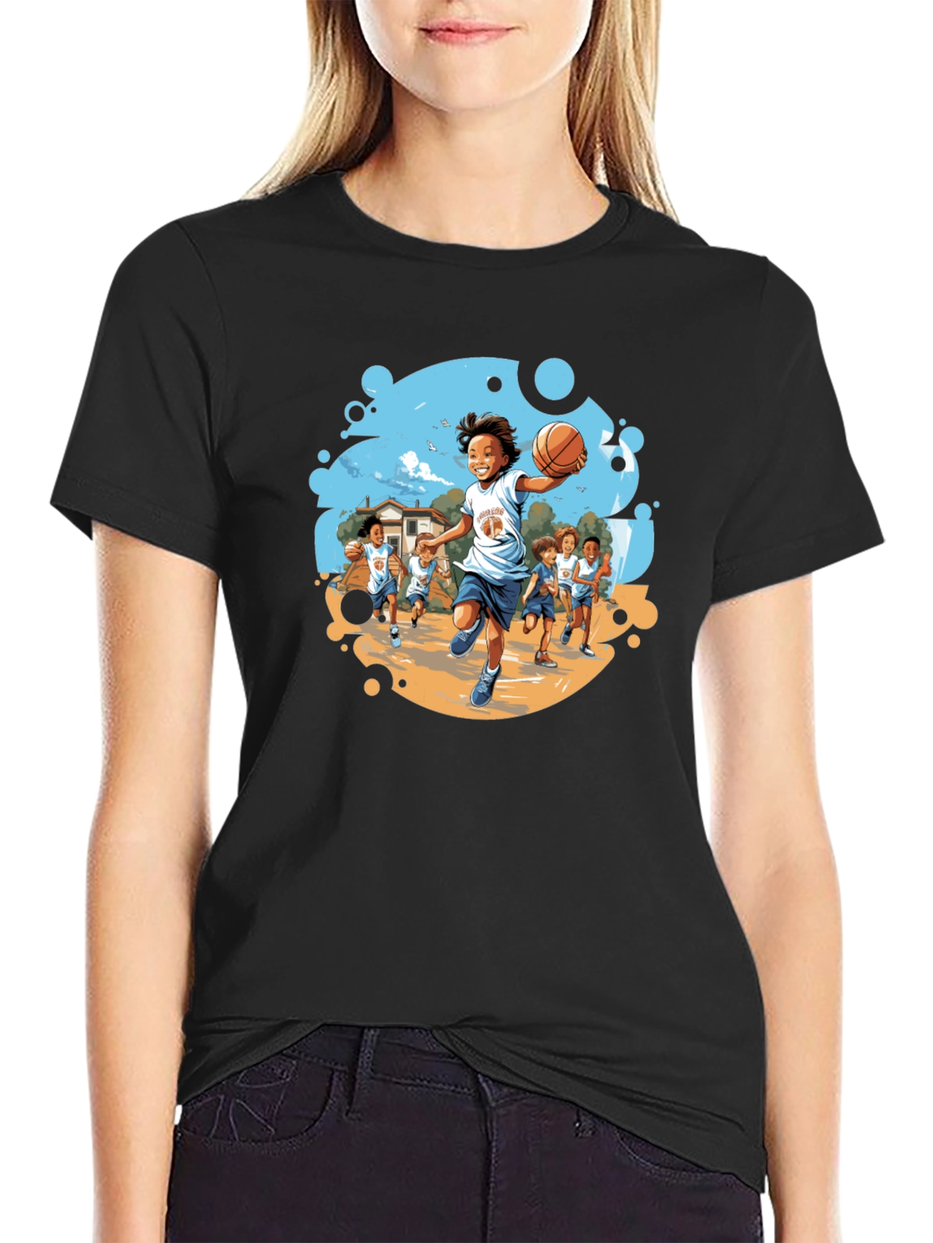 Basketball Kids T-Shirt - Team Graphic Tee