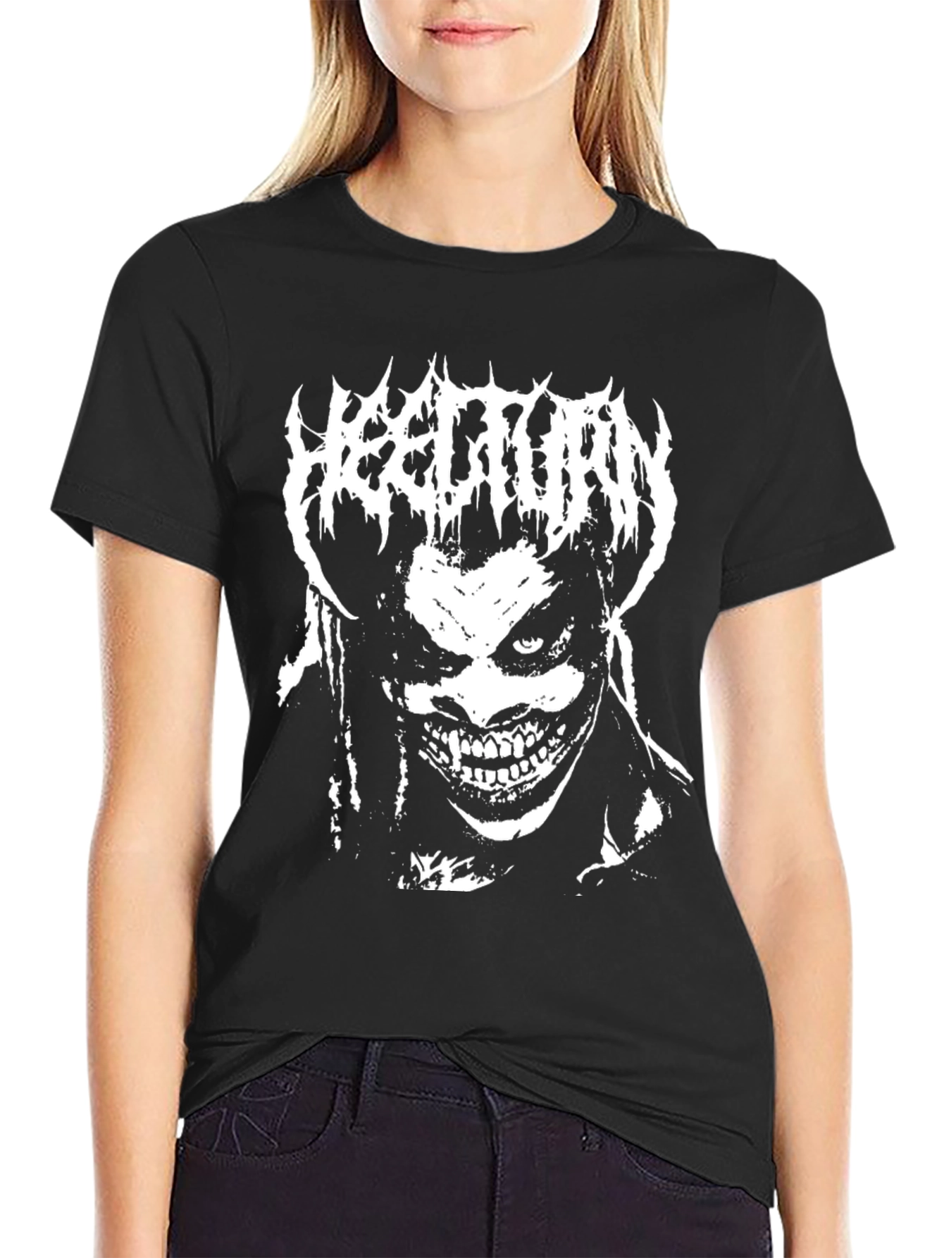 Heelturn Black Graphic Tee