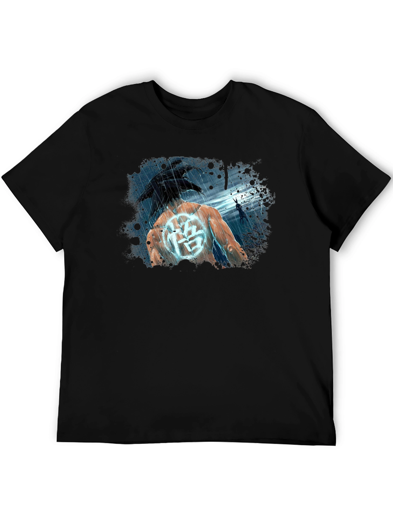 Goku Kanji Black T-Shirt Anime DBZ
