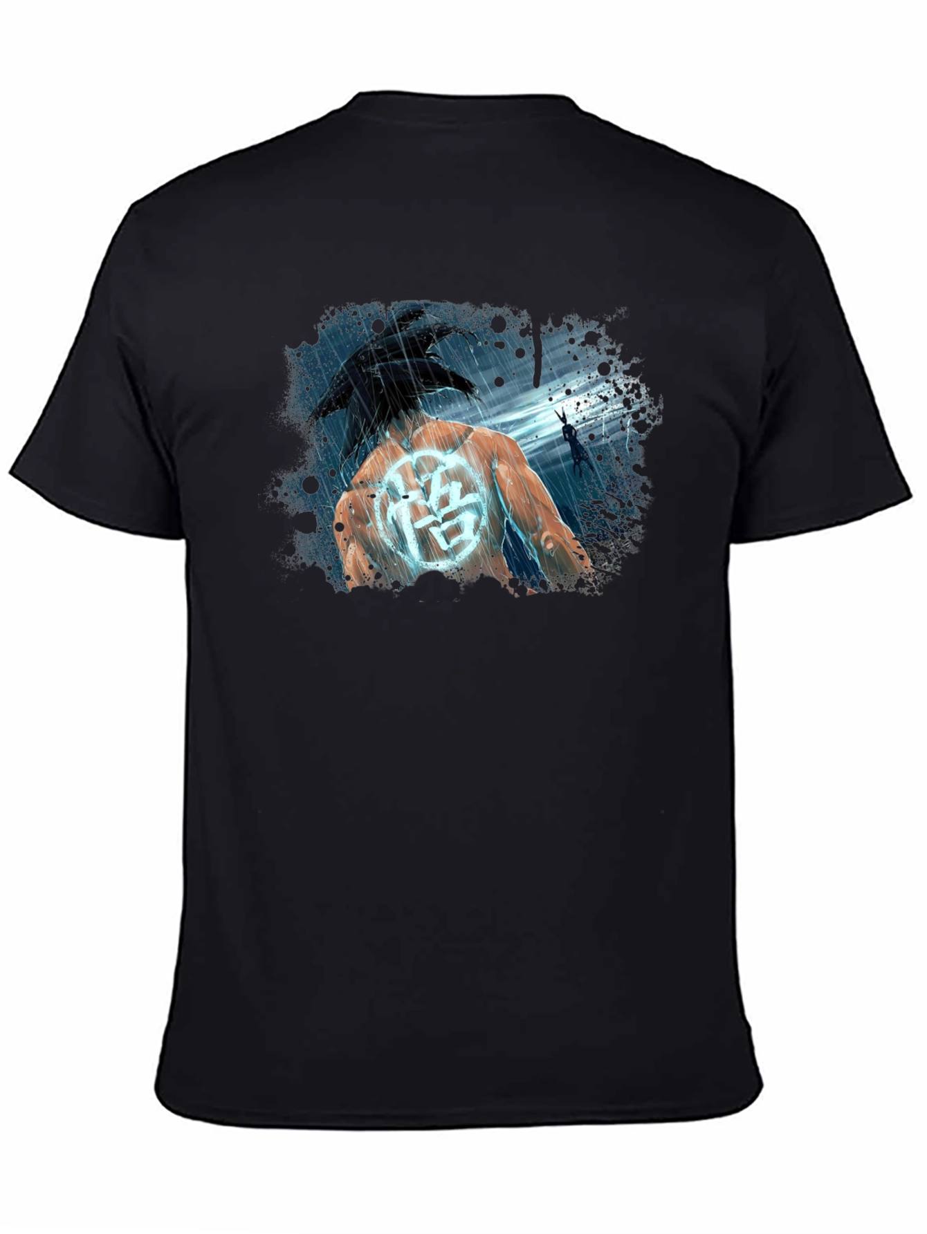 Goku Kanji Black T-Shirt Anime DBZ