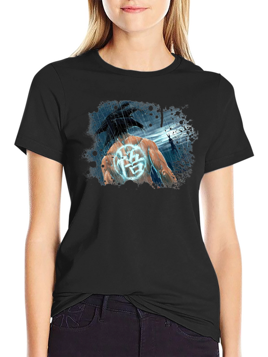 Goku Kanji Black T-Shirt Anime DBZ