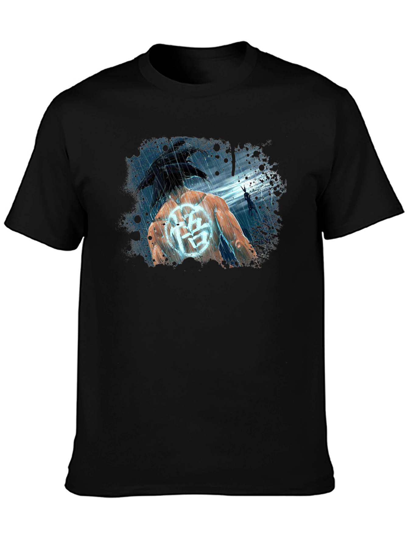 Goku Kanji Black T-Shirt Anime DBZ