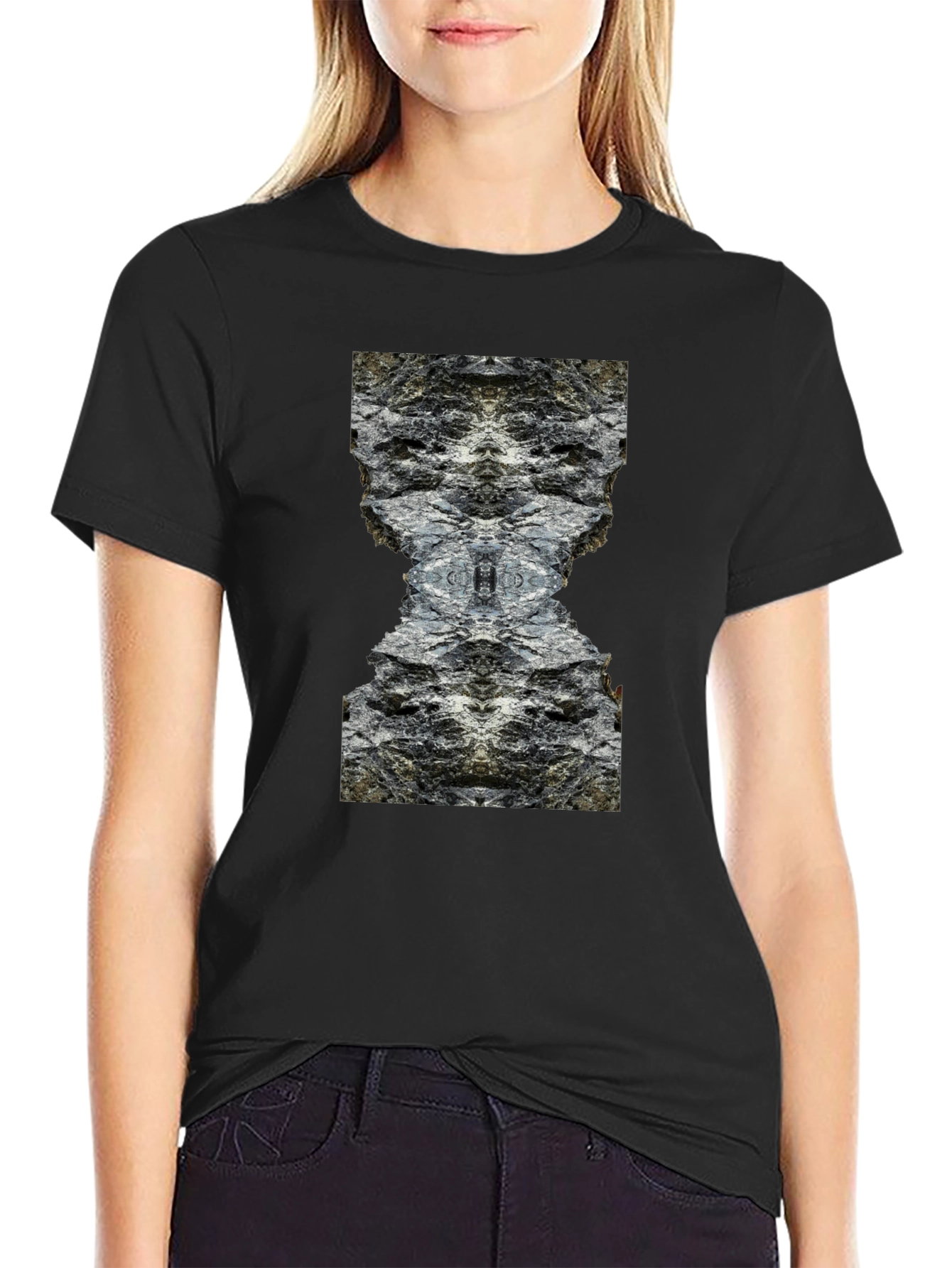 Abstract Rock Formation Graphic Tee