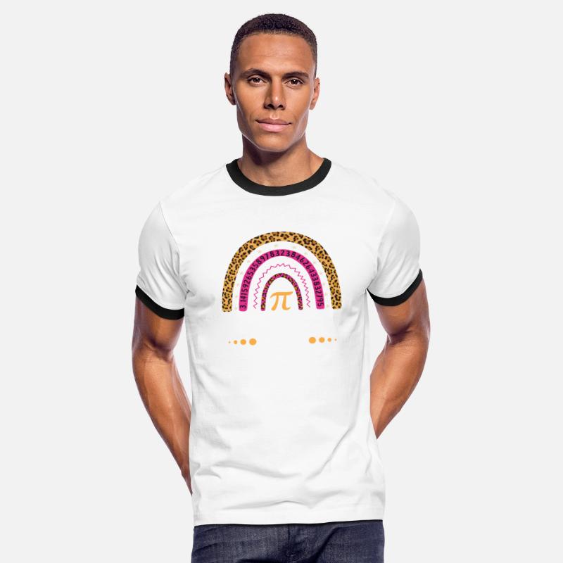 Pi Day Shirt Spiral Pi Math Teacher 3.14 Rainbow