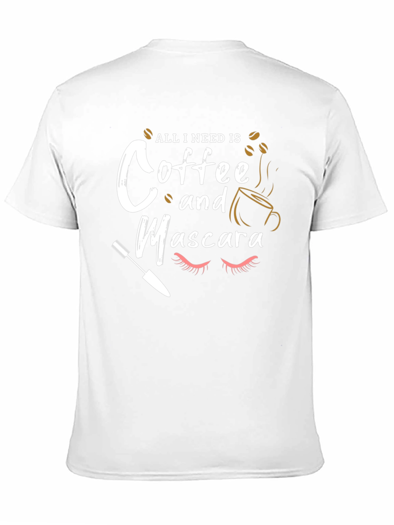 Coffee and Mascara Graphic T-Shirt