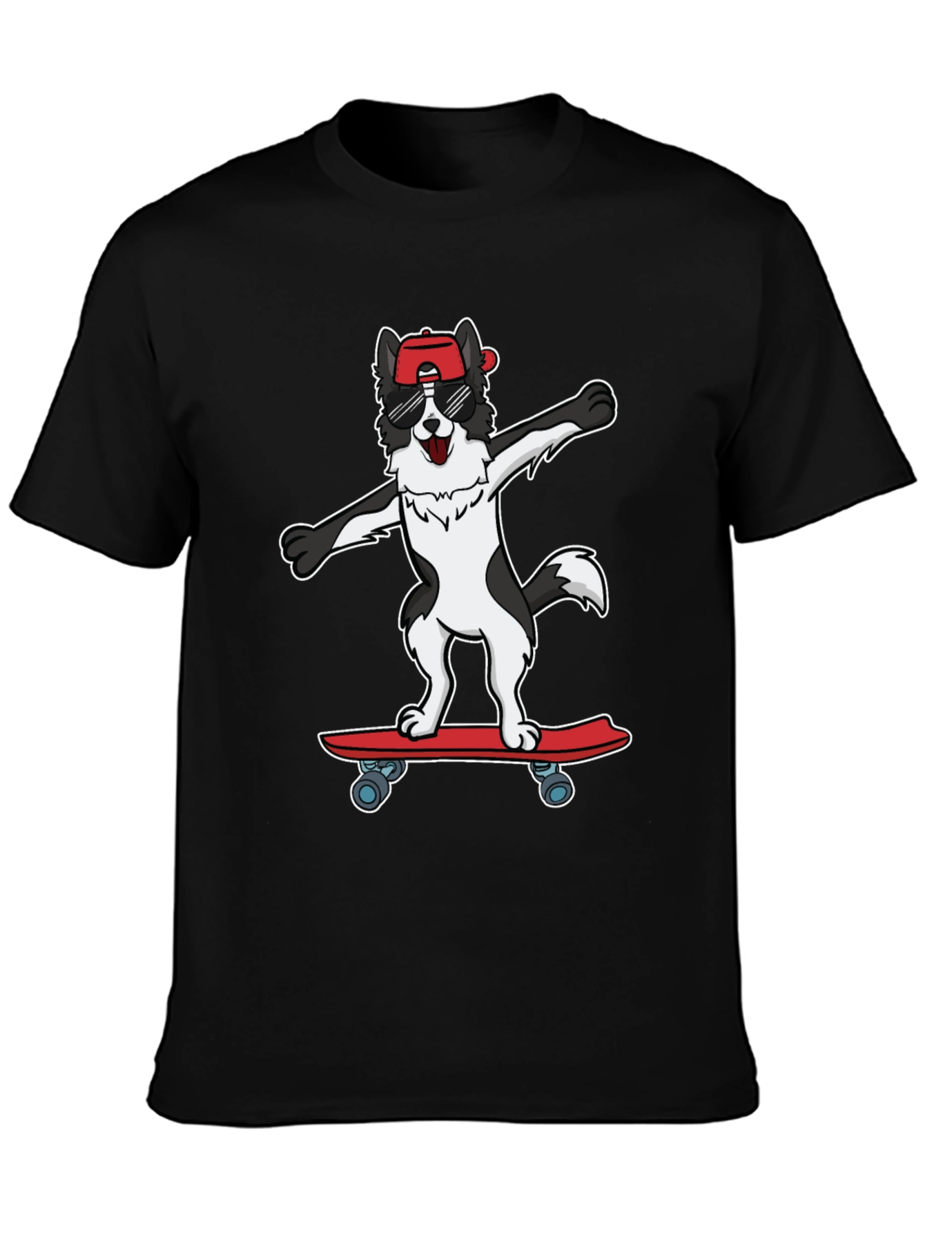 Cool Dog Skateboard T-Shirt - Unisex
