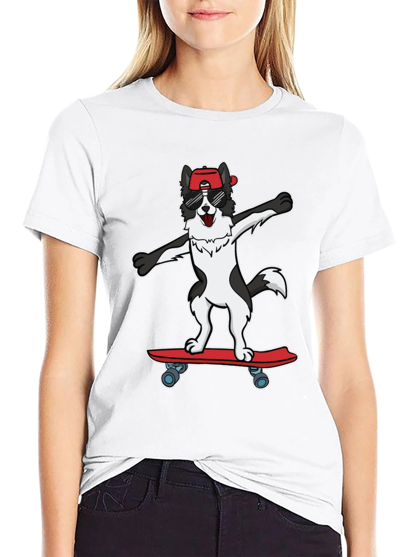 Cool Dog Skateboard T-Shirt - Unisex