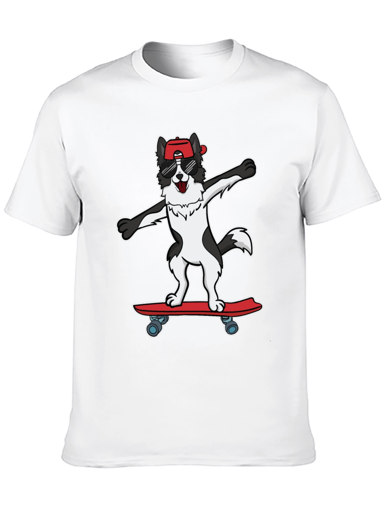 Cool Dog Skateboard T-Shirt - Unisex