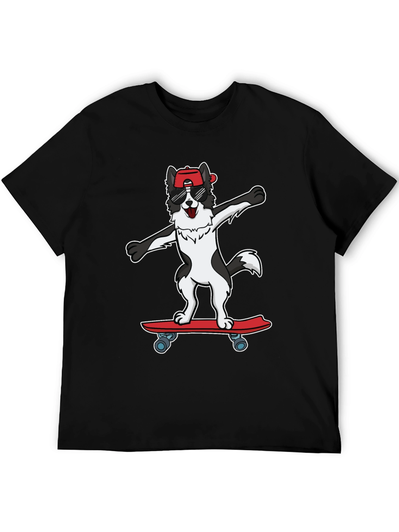 Cool Dog Skateboard T-Shirt - Unisex