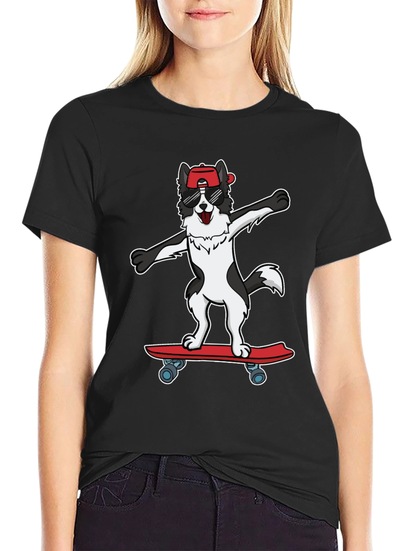 Cool Dog Skateboard T-Shirt - Unisex