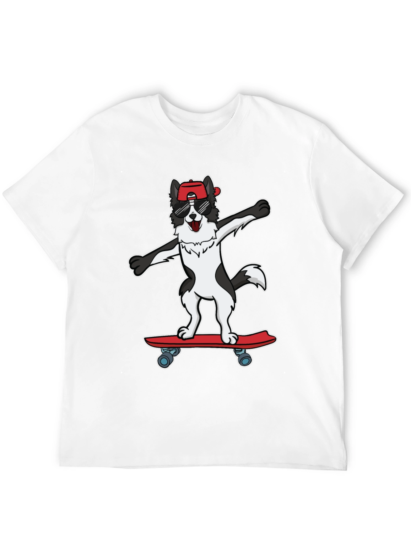 Cool Dog Skateboard T-Shirt - Unisex