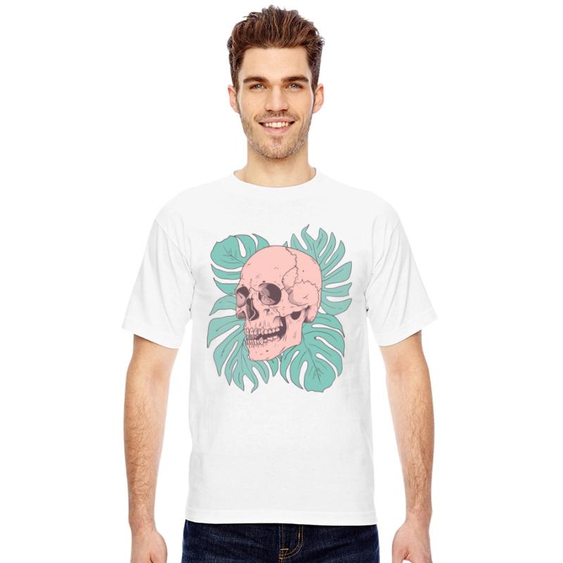 Pink Tropical Skull