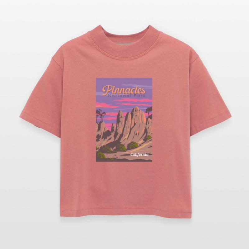 Pinnacles National Park Illustration Travel Art Vi