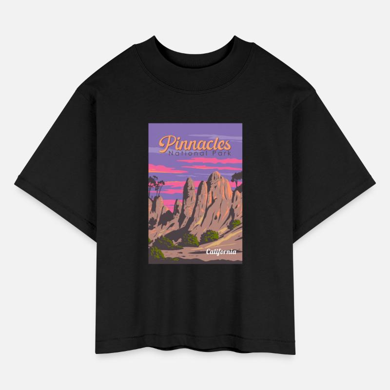 Pinnacles National Park Illustration Travel Art Vi