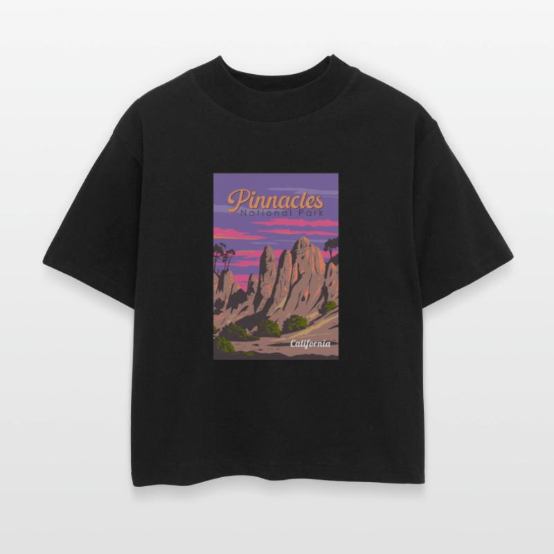 Pinnacles National Park Illustration Travel Art Vi