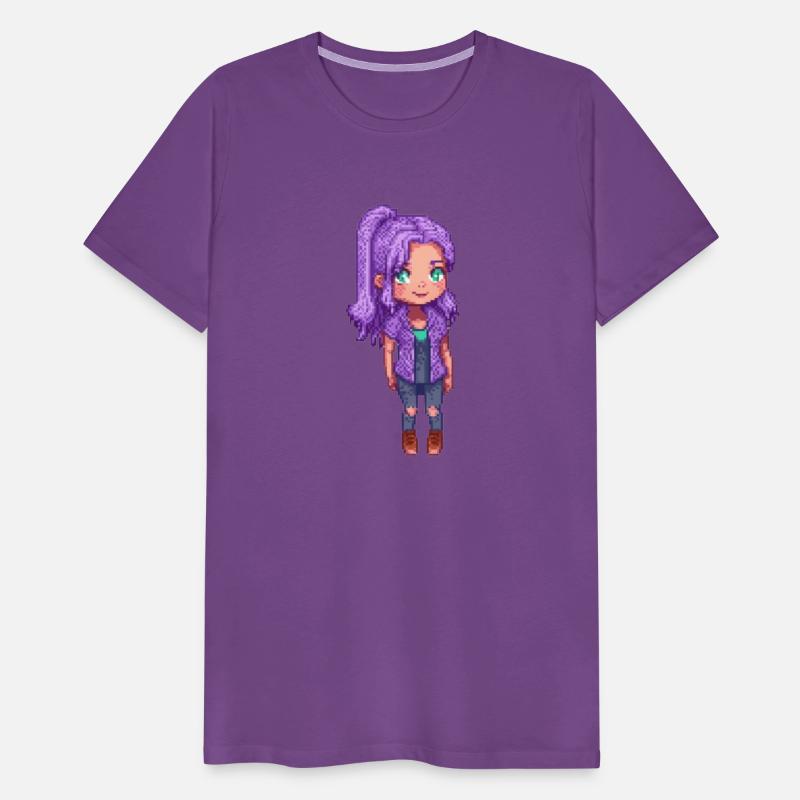 Pixel Art Purple Character