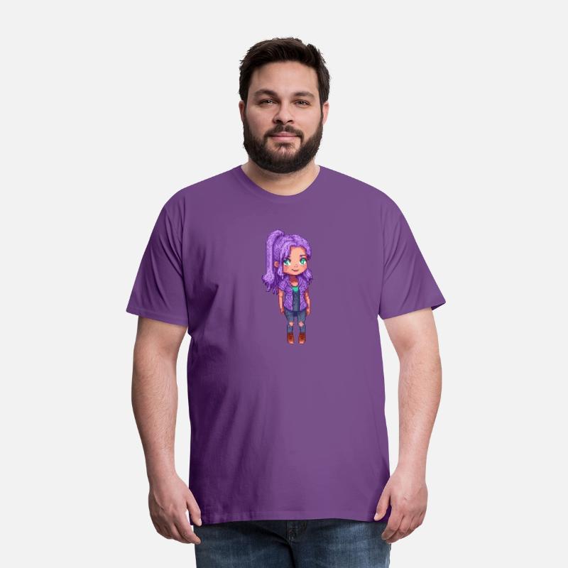 Pixel Art Purple Character