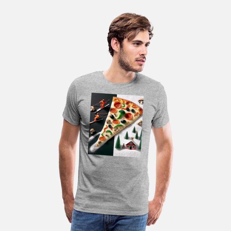 Pizza Slope Skiing Adventure Winter