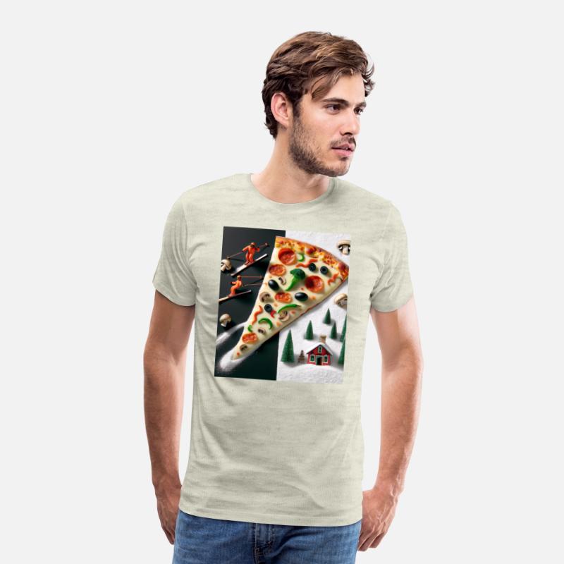 Pizza Slope Skiing Adventure Winter