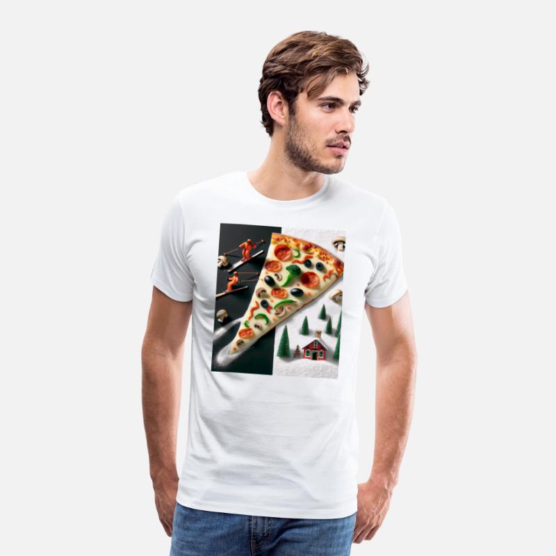 Pizza Slope Skiing Adventure Winter