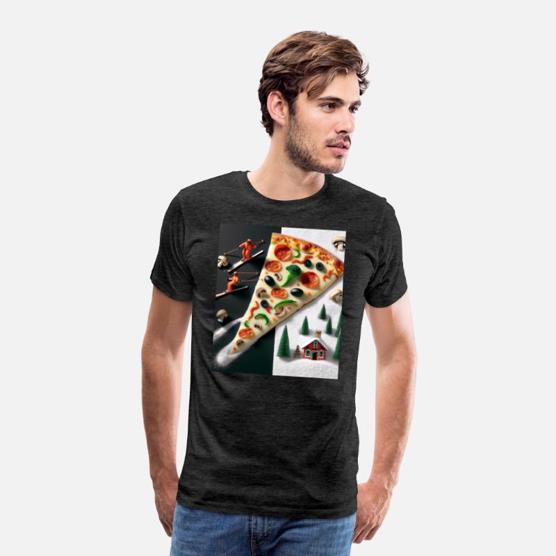 Pizza Slope Skiing Adventure Winter