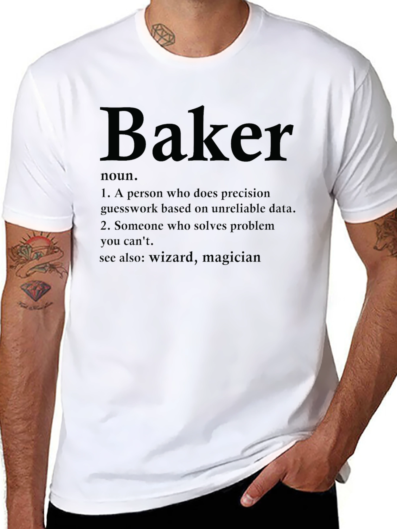 Baker Definition T-Shirt - Solve Problems with Style!