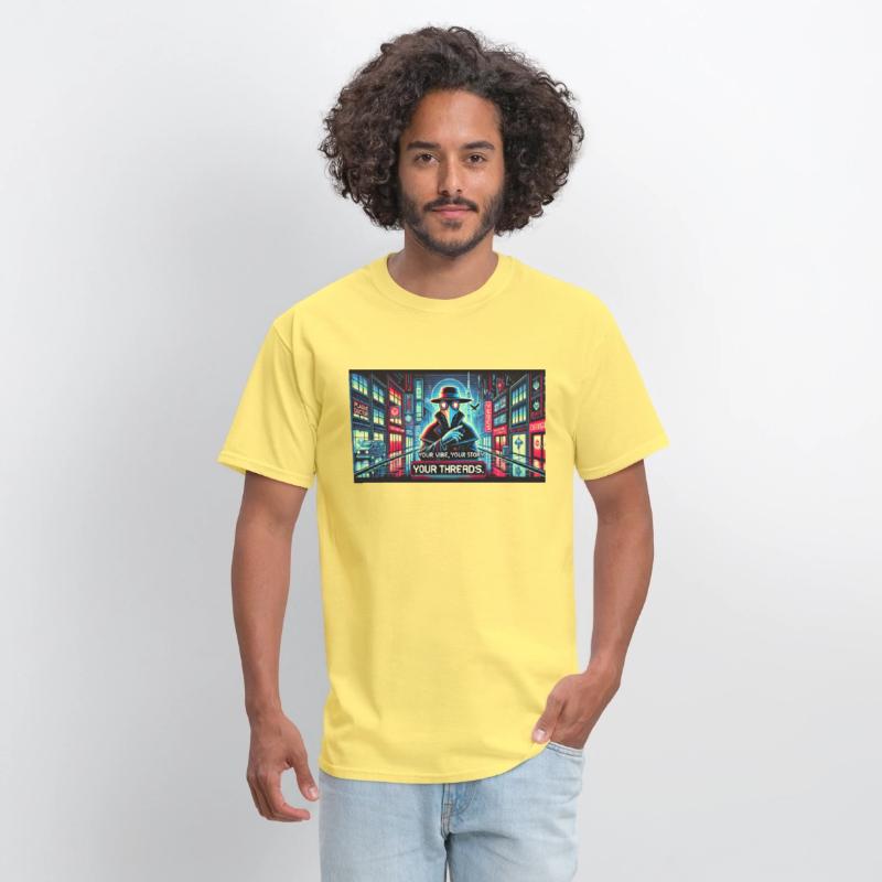 plague doctor with a glowing mask cyberpunk city