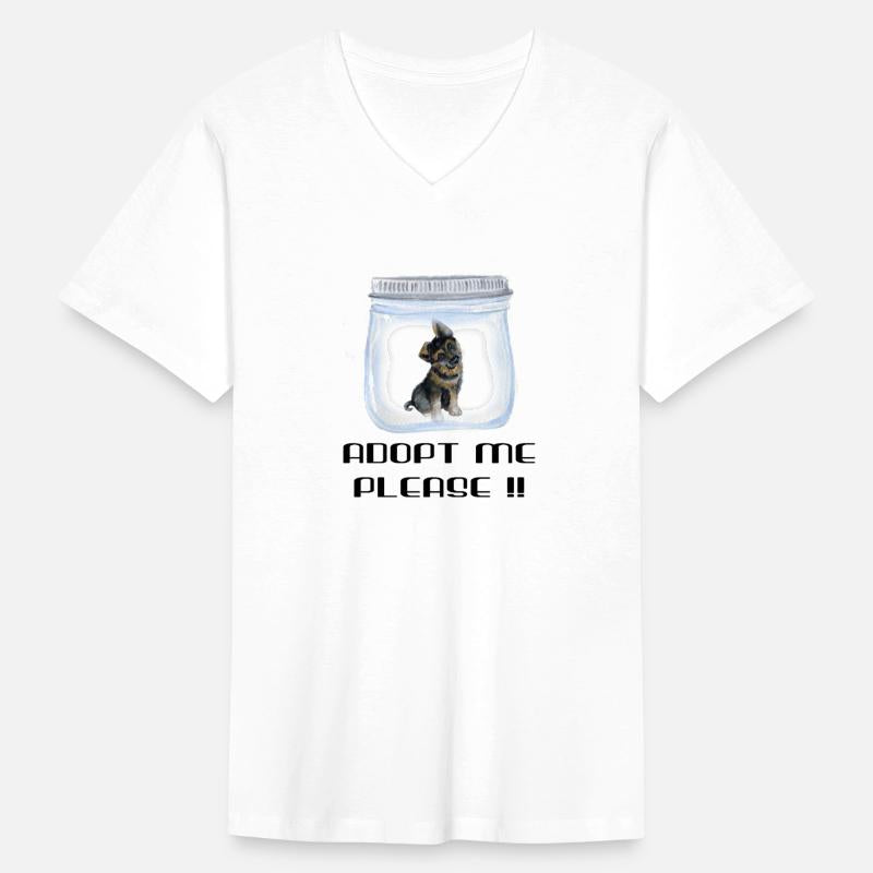 Please Adopt Me Cute Little Puppy Dog Water Color