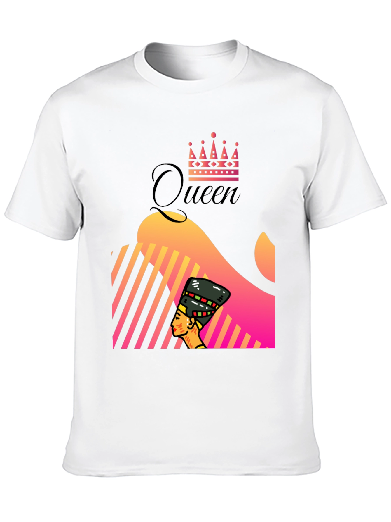 Queen Nefertiti Graphic Tee - Unique Design