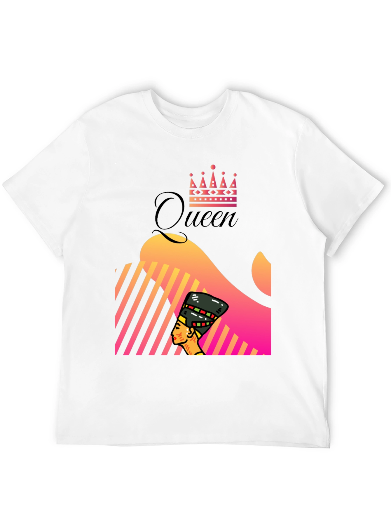 Queen Nefertiti Graphic Tee - Unique Design