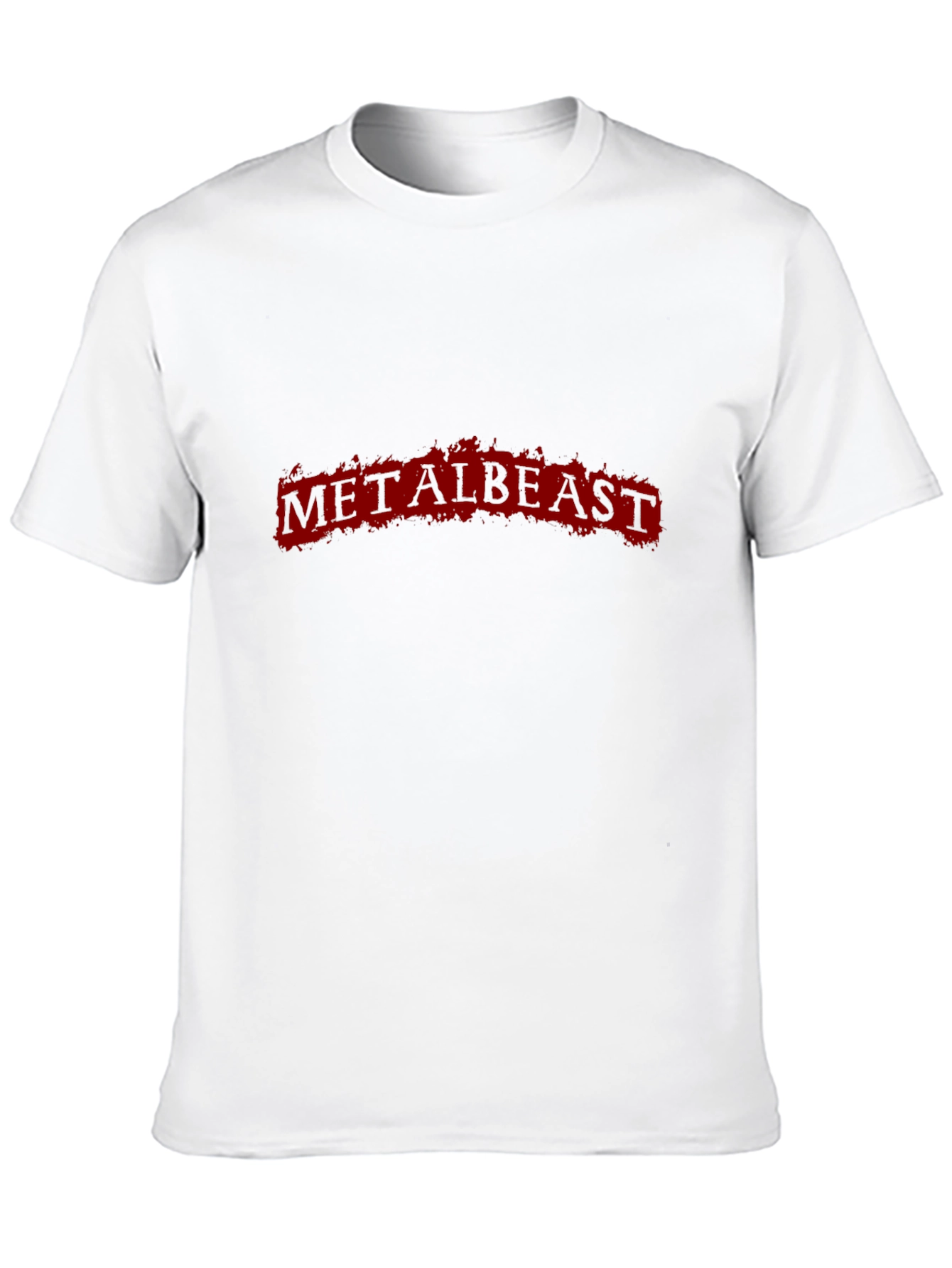 Metalbeast Graphic T-Shirt - Distressed Red Print