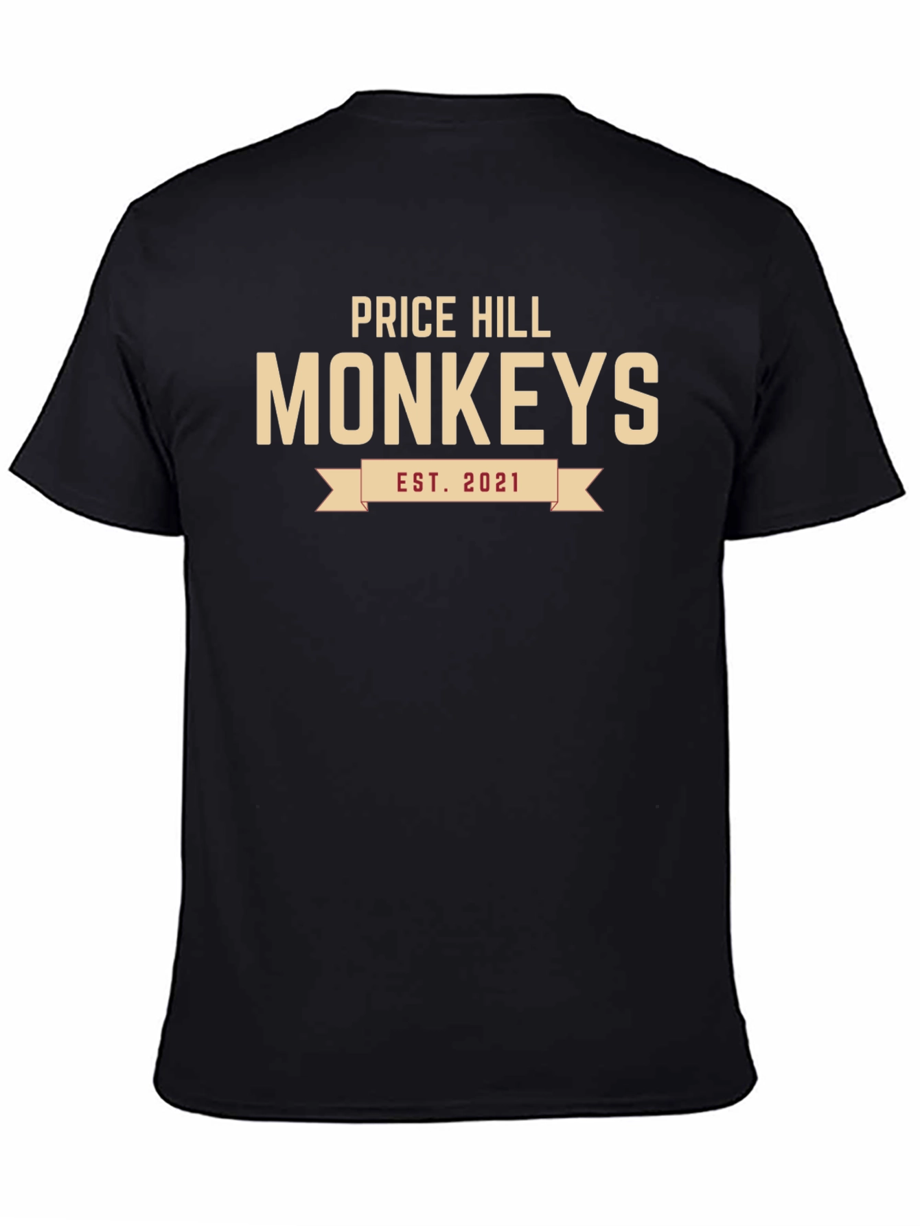 Price Hill Monkeys Est. 2021 Black Graphic Tee