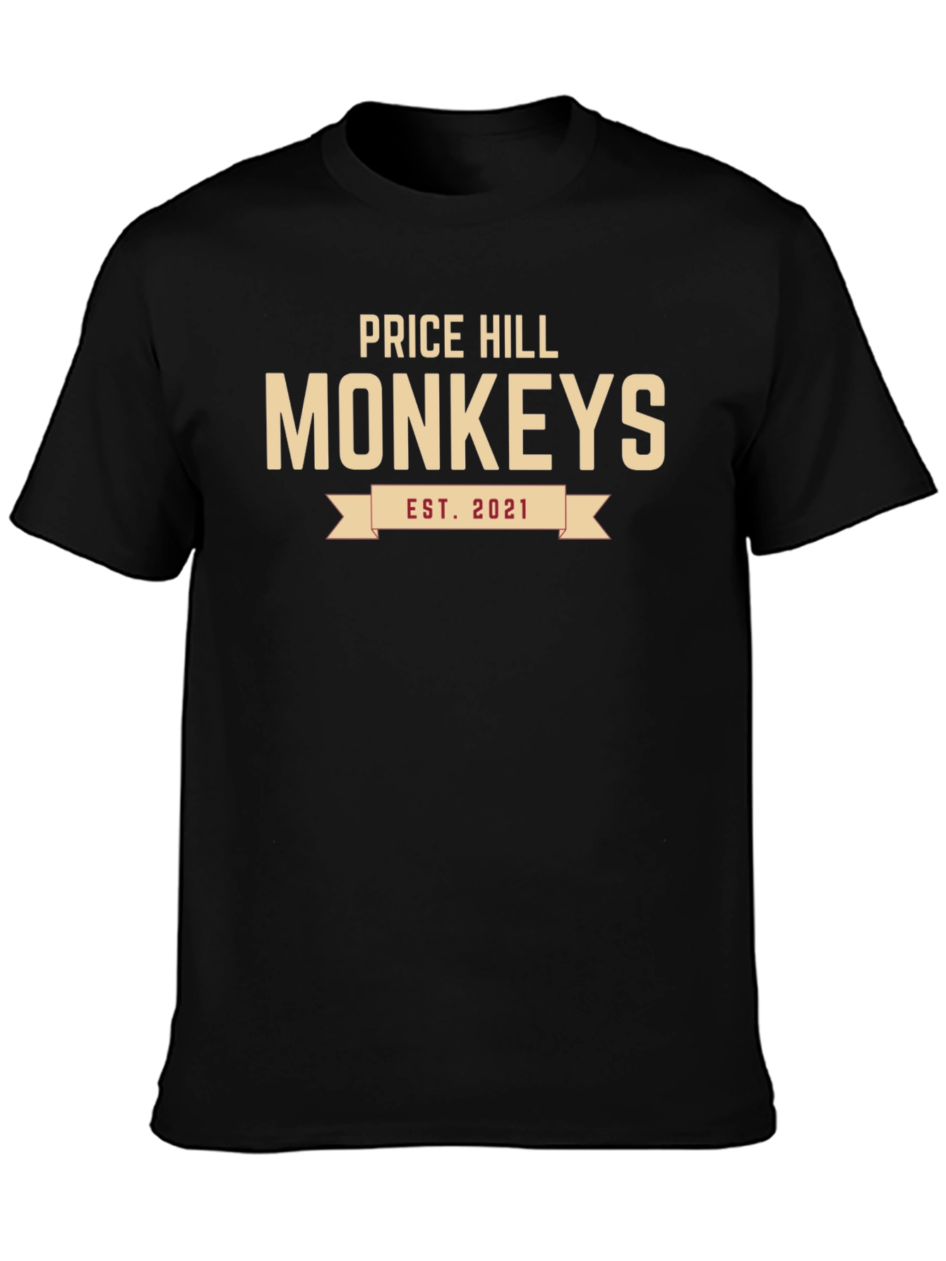 Price Hill Monkeys Est. 2021 Black Graphic Tee