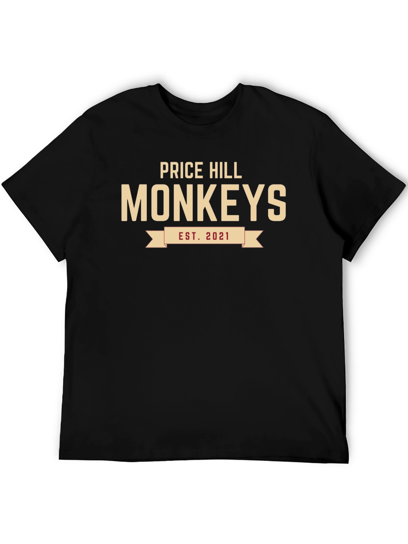 Price Hill Monkeys Est. 2021 Black Graphic Tee