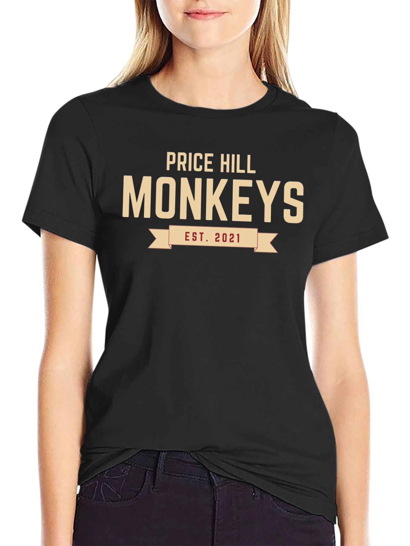 Price Hill Monkeys Est. 2021 Black Graphic Tee