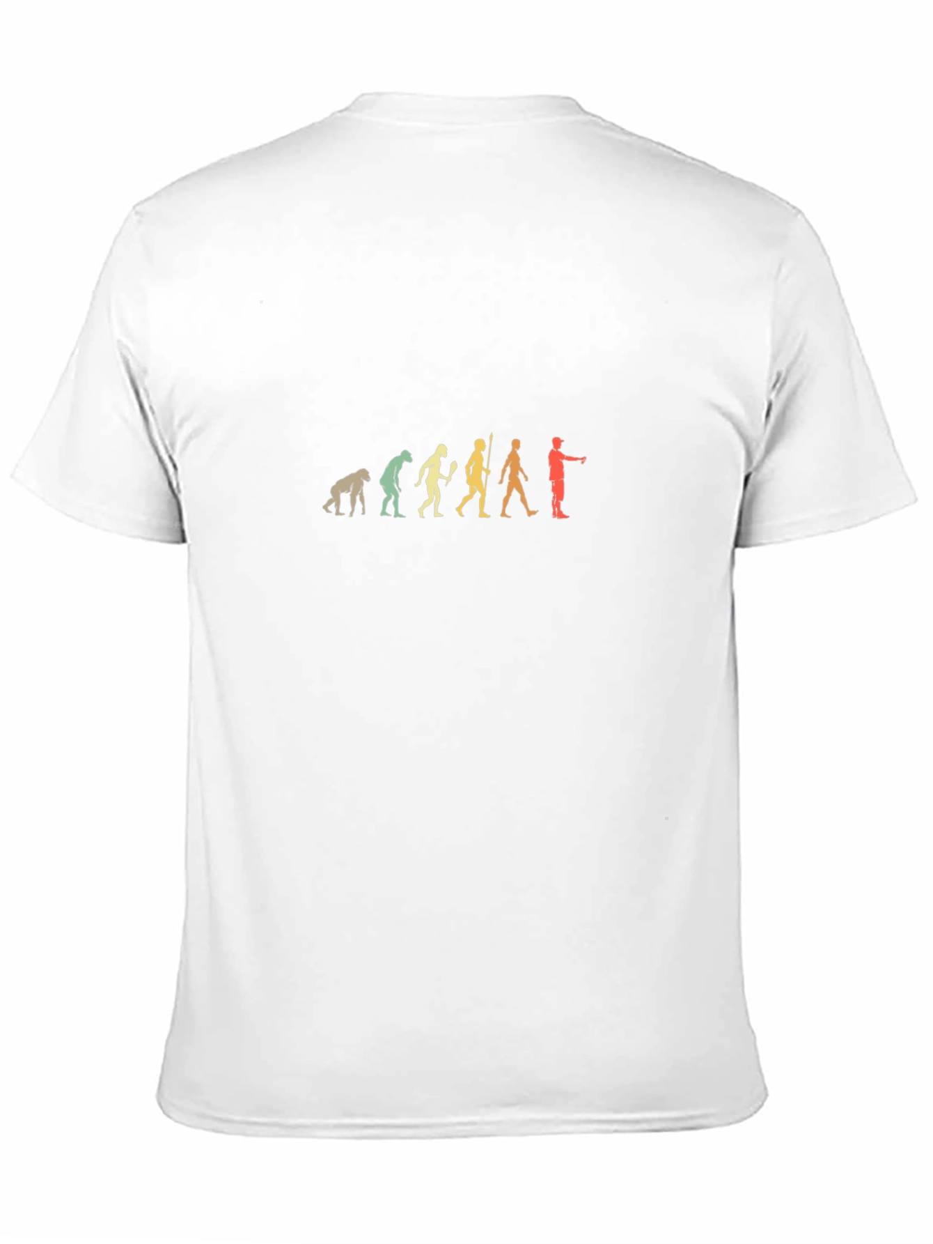 Evolution of Man Graphic Tee - Black Cotton T-Shirt
