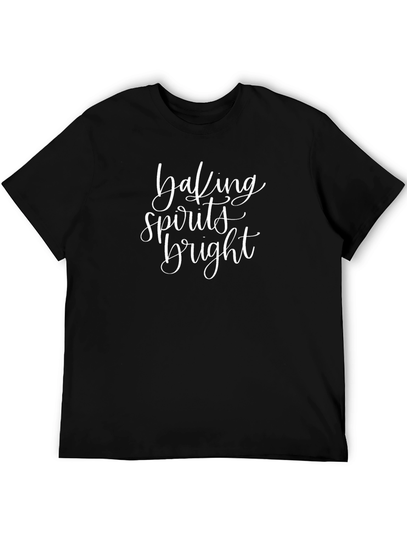 Baking Spirits Bright Christmas Graphic Tee