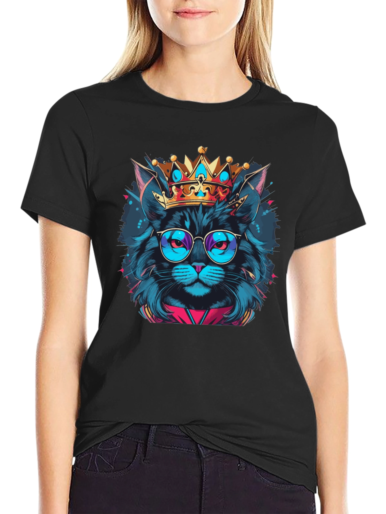 Cool Cat King Graphic Tee