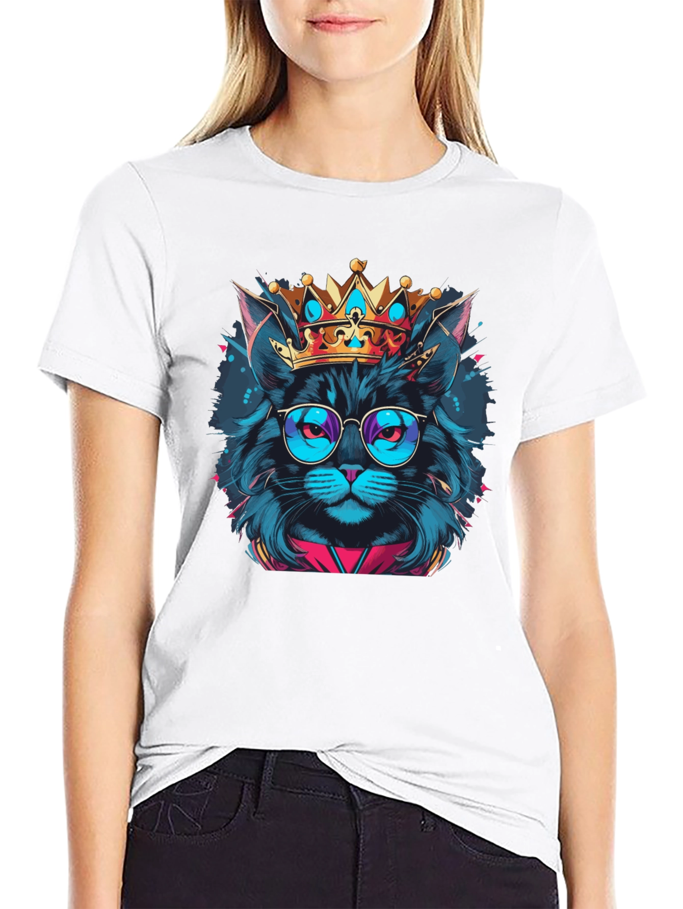 Cool Cat King Graphic Tee